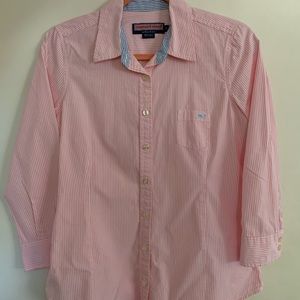❤️Vineyard Vines size 4 pink white casual
